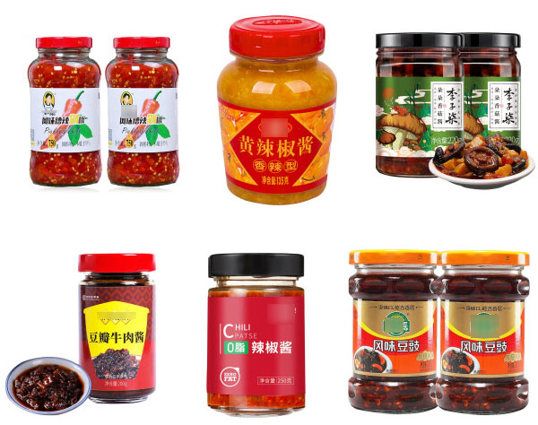 全套辣椒醬灌裝機設備生產線