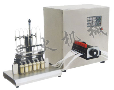 6頭半自動液體食品灌裝機