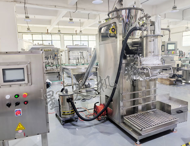 25公斤全脂乳粉自動(dòng)稱重包裝機(jī)實(shí)拍圖