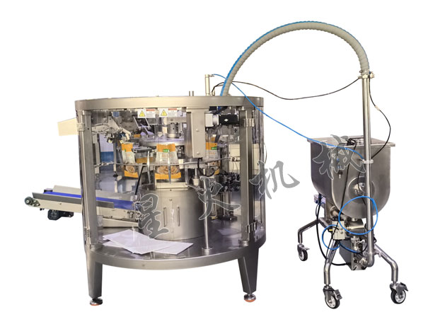 自動給袋式顆粒醬料食品包裝機