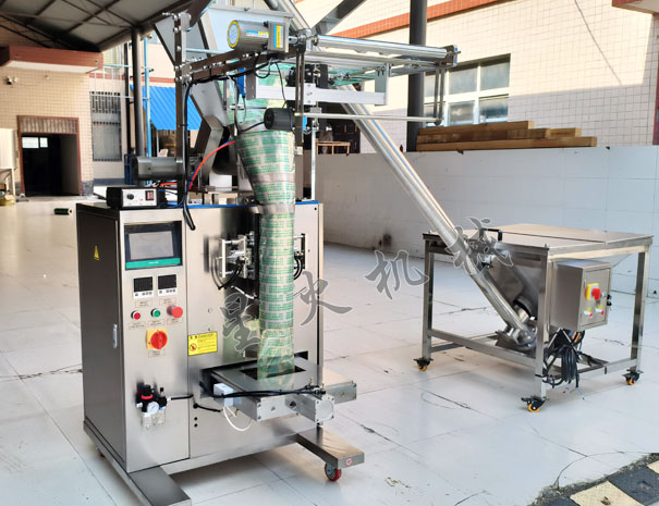 大袋粉劑自動食品包裝機帶上料機實拍圖